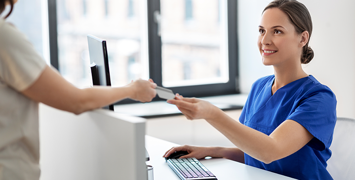 Quais são as tendências de pagamento dos pacientes?